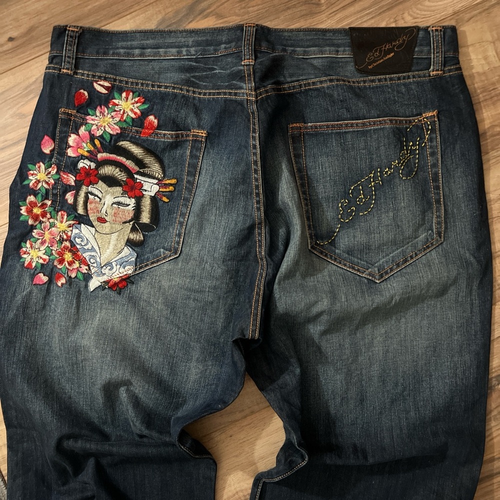 **Sold** Ed Hardy Denim Pants